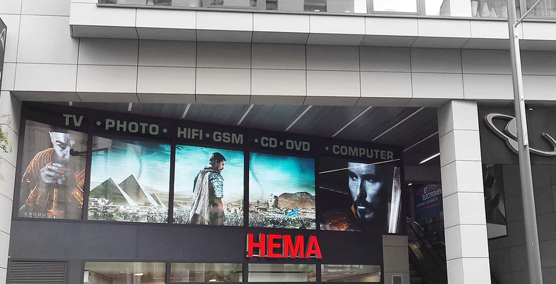 a sign on the building