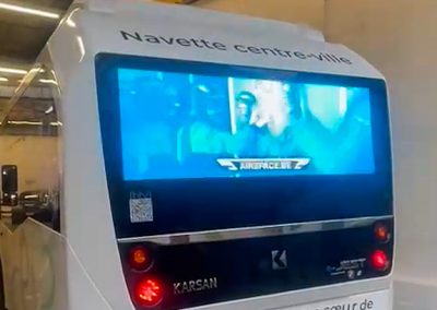 Écran LED sur mesure pour autobus