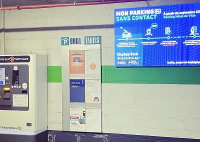 Ecran LED pour parking